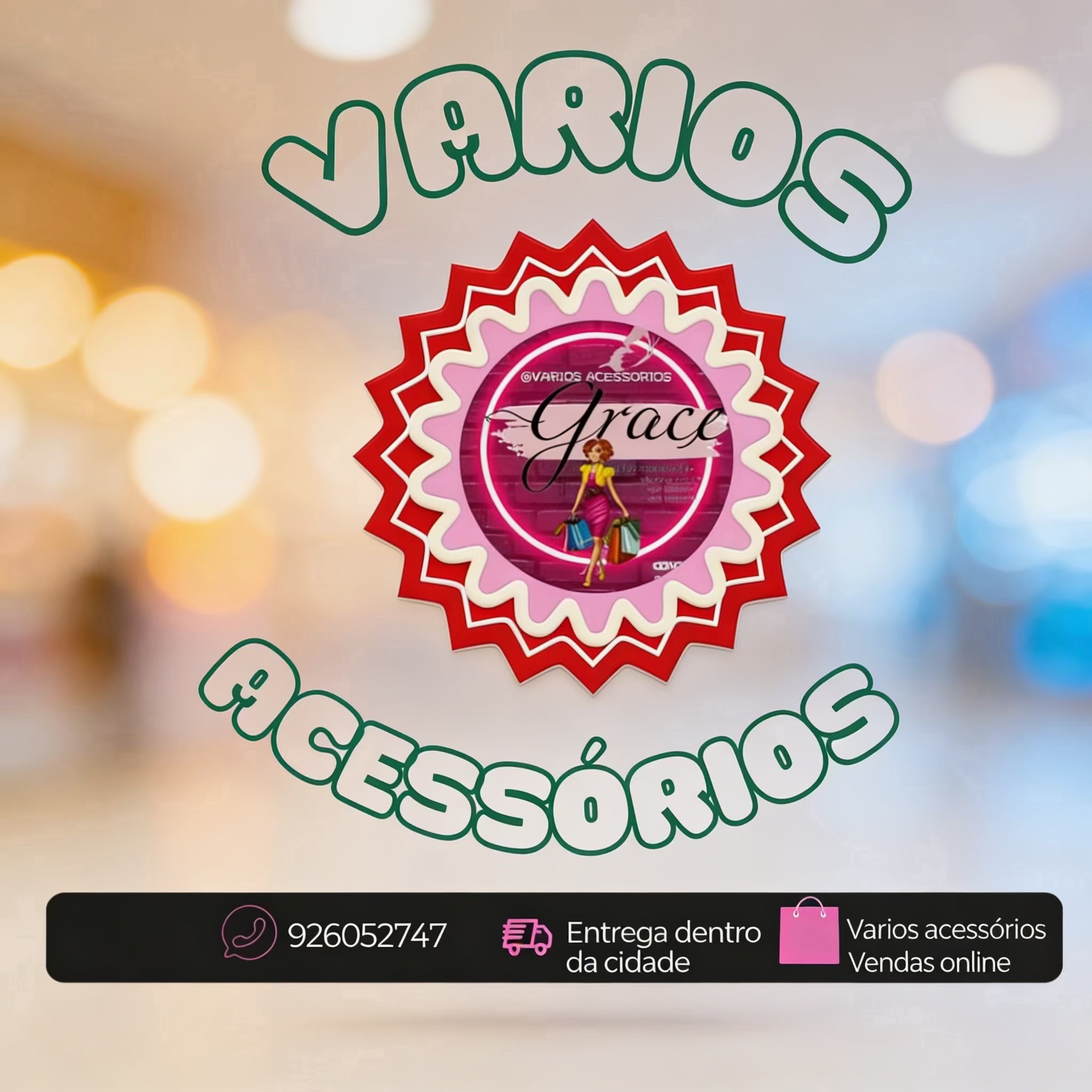 Vários Acessórios Grace Logo